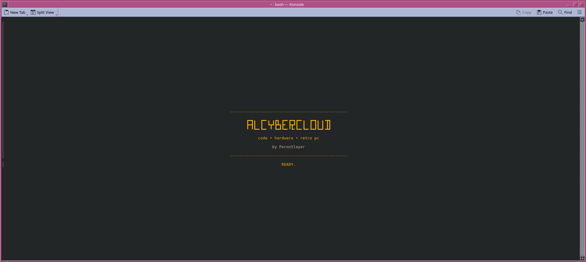 Benvenuti su AlcyberCloud